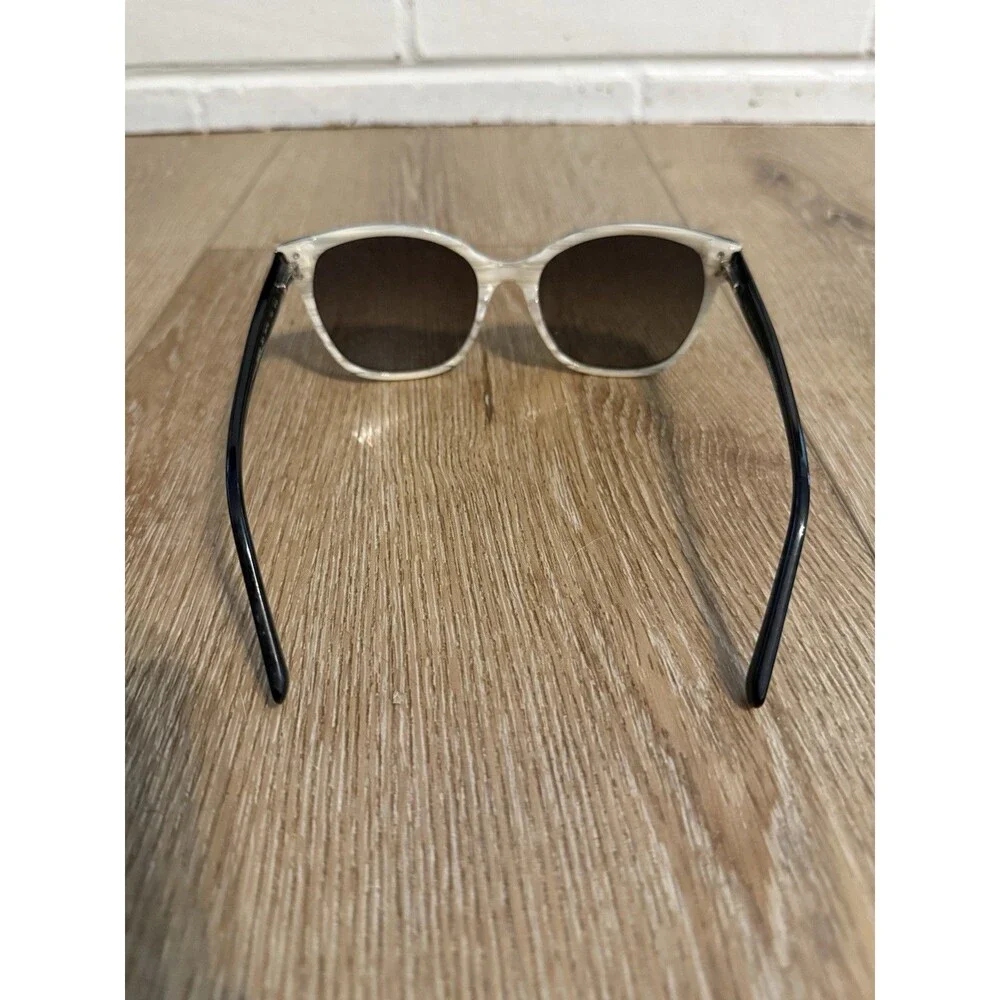 Ted Baker London TWS230 Cat Eye Polarized UV400 Sunglasses Black/Gray 56-18